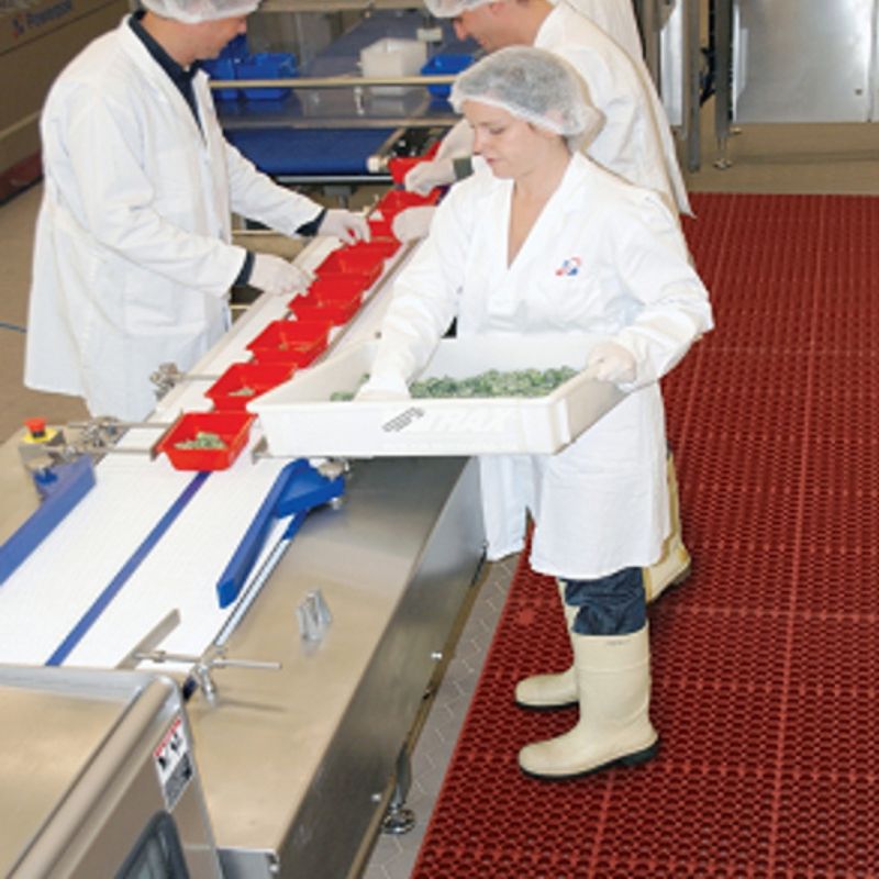 Industrial Wet Area Floor Mat - Non-slip Food Processing Mat - Commercial Kitchen Assembly Packaging Industrial Wet Area Floor Mat - Non-slip Food Processing Mat - Commercial Kitchen Assembly Packaging