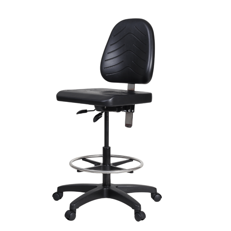 P8 Cleanroom ESD Chair - Footring - Nylon Base - Castor P8 Cleanroom ESD Chair - Footring - Nylon Base - Castor